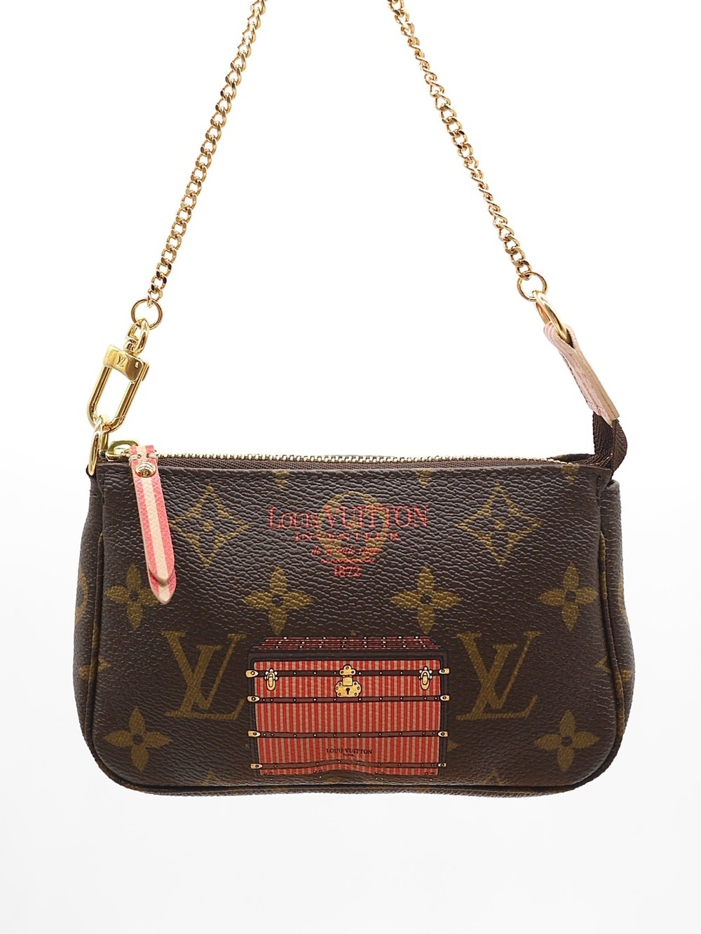 🍓LV Limited Edition Trunks and Lock Pochette SF2183